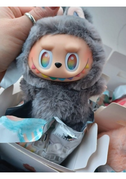 Karışık Renk Labubu Oyuncak Labubu Peluş Bebek Peluş Oyuncak Labubu Anahtarlık Model Bebek Labubu modelleri