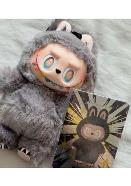 Karışık Renk Labubu Oyuncak Labubu Peluş Bebek Peluş Oyuncak Labubu Anahtarlık Model Bebek Labubu fırsatları