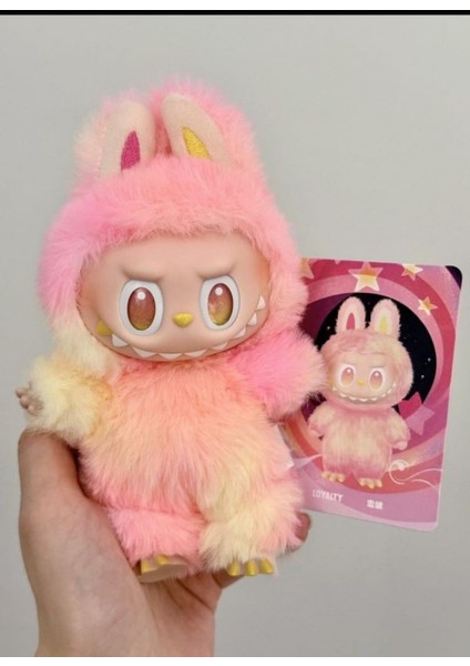 Karışık Renk Labubu Oyuncak Labubu Peluş Bebek Peluş Oyuncak Labubu Anahtarlık Model Bebek Labubu