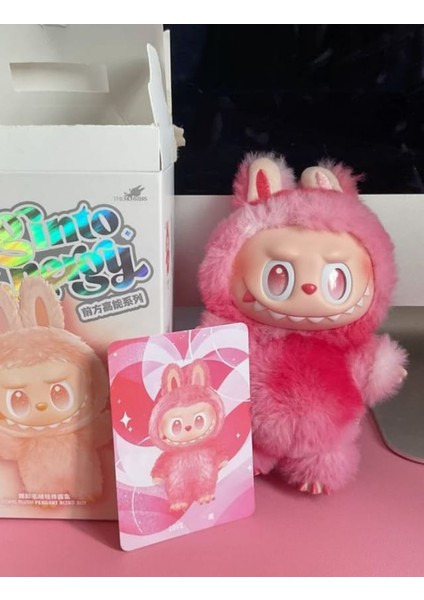 Karışık Renk Labubu Oyuncak Labubu Peluş Bebek Peluş Oyuncak Labubu Anahtarlık Model Bebek Labubu