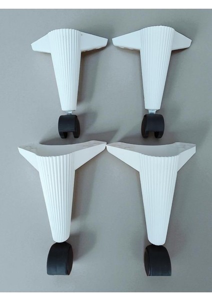 Tekerlekli Sehpa Masa Ayağı,akıllı Sehpa Ayağı, Sihirli Sehpa Ayağı Siyah 4 Adet 360 Derece 20 cm