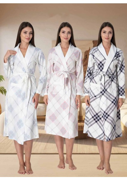 Dvina Effortt Lohusa Uzun Sabahlık Pembe - 8087