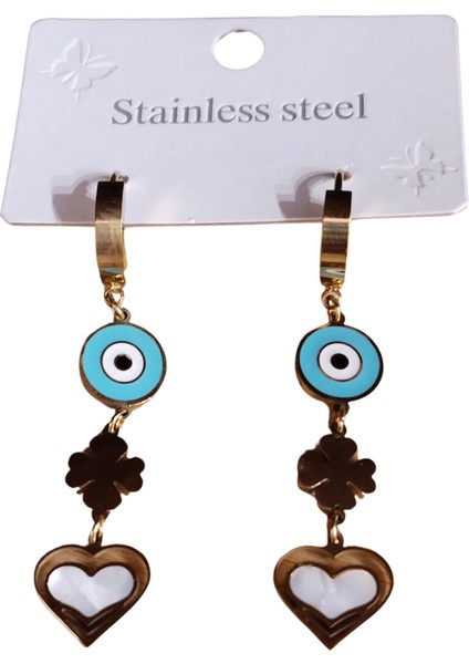 Uzun Sallantılı Lüks Figürlü Gösterişli Küpe