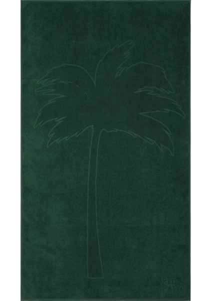 Plaj Çantasına Dönüşen %100 Pamuk Yeşil Plaj Havlusu indirimleri