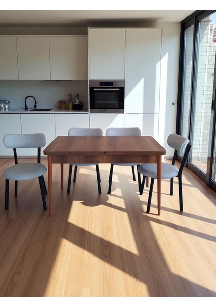 EF-3093 Cosy Kelebek Açılır 4 Kişilik Yemek Masası Takımı