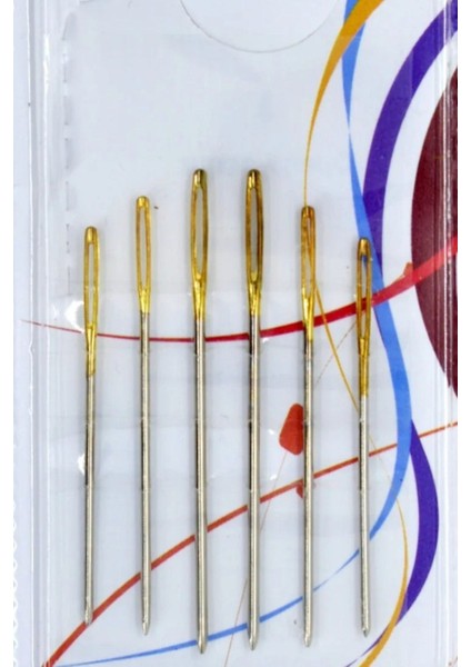 Büro Ev Ofis Hobi Dikiş Atölyesi Için 6ADET Etamin Goblen Iğnesi Seti fiyatları