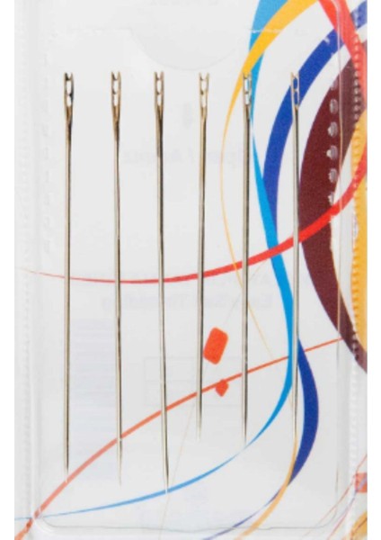 Dikiş Atölyesi Için 6ADET Kolay Iplik Takma Iğnesi Seti