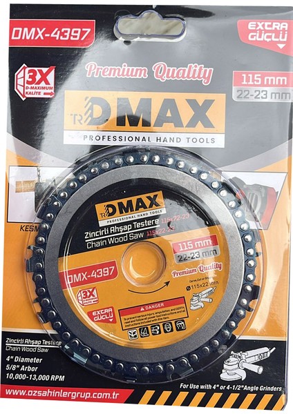 DMX4397 Zıncırlı Ahsap Testere 115 mm
