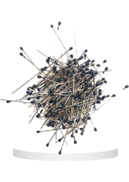 Büro Ev Ofis Hobi Dikiş Atölyesi Için Nikel Kaplama Mineli Başlı Iğne Seti