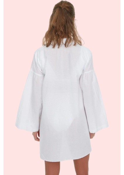 Kadın Pamuklu Uzun Kollu Dokuma Gömlek Rahat Kesim ve Yazlık Tasarım Yaz Aylarının Vazgeçilmezi fiyatları