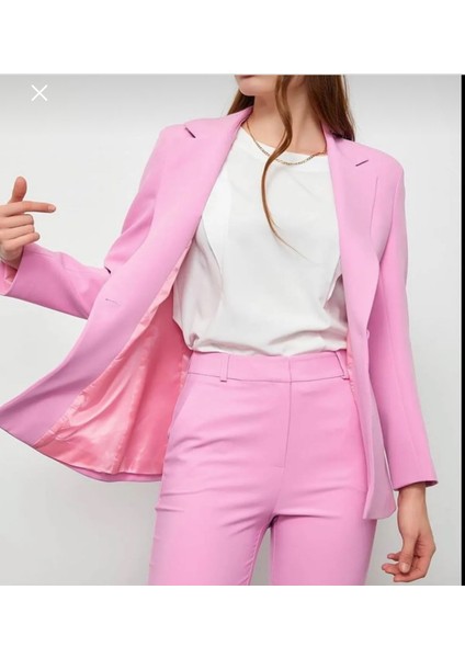 Pembe Pantolon Cigarette Slim Fit modelleri