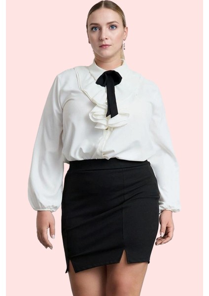Kadın Düz Desenli Polyester Gömlek Iş ve Günlük Kombinler Için Hafta Sonu Kaliteli Malzeme fiyatları