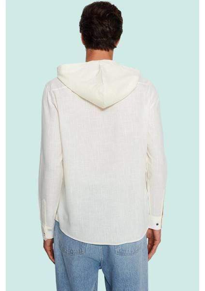 Erkek Pamuk Regular Fit Gömlek; Kapüşonlu Fermuarlı Günlük Stil Yaz Aylarının Vazgeçilmezi modelleri