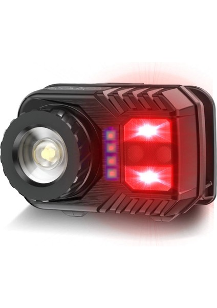 Peakstar Ps-571 Sensör Xpg Cob Led Usb Şarj Edilebilir Lityum Pilli Zoomlu Kafa Lambası