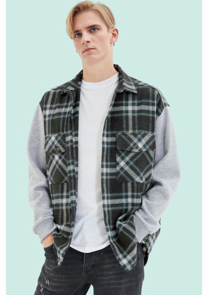 Erkek Örme Dokuma Kareli Oduncu Gömlek Standart Kol Çift Cep Kışlık Yaz Aylarının Vazgeçilmezi fiyatları