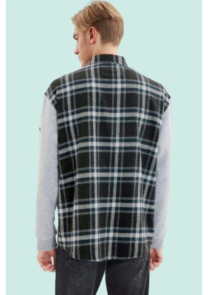 Erkek Örme Dokuma Kareli Oduncu Gömlek Standart Kol Çift Cep Kışlık Yaz Aylarının Vazgeçilmezi modelleri