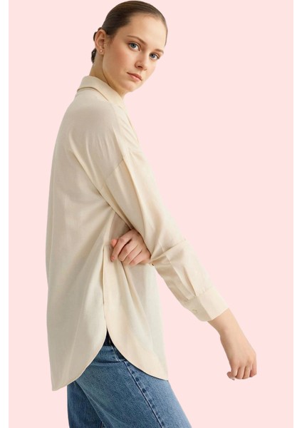 Kadın Poplin Dokuma Gömlek Günlük ve Iş Hayatı Için Ideal Hafta Sonu Yaz Aylarının Vazgeçilmezi fiyatları