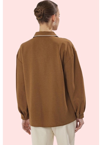 Kadın Dokuma Gömlek; Oversize Kalıp Günlük Kullanım Özel Günler Yaz Aylarının Vazgeçilmezi modelleri