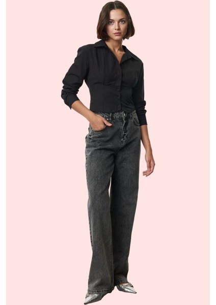 Kadın Günlük Gömlek Uzun Kollu Fitted Klasik Kesim Modern Tasarım Yaz Aylarının Vazgeçilmezi