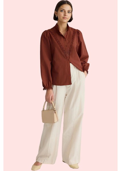 Kadın Pamuklu Dokuma Gömlek Renk Dantel Detaylı Şık Gece Koleksiyonu Yaz Aylarının Vazgeçilmezi fiyatları