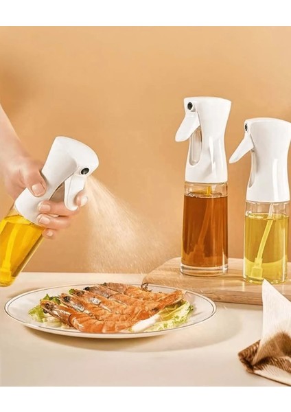 10 Adet Boş Şişe Beyaz Spreyli Kolonya Şişesi Doldurulabilir Cam Yağ ve Parfüm Şişesi 200 ml fırsatları