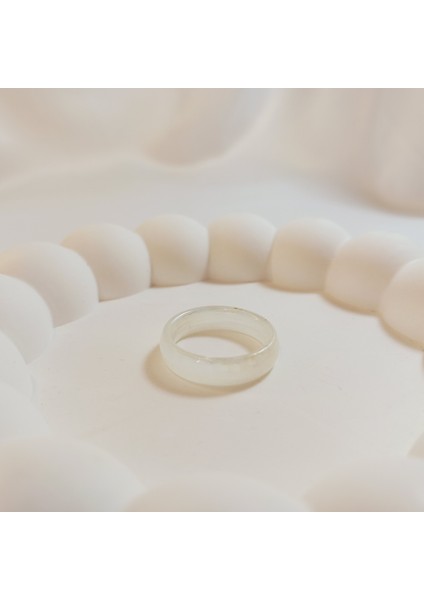 Sertifikalı Doğal Akik Taşı Nazar Yüzüğü