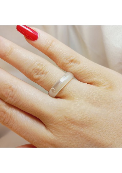 Sertifikalı Doğal Akik Taşı Nazar Yüzüğü fırsatları