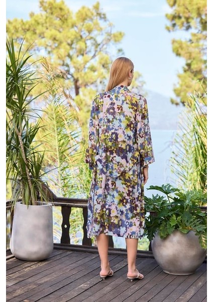 Monamise Desenli ve Dantelli Hamile Lohusa Sabahlık Takımı fiyatları