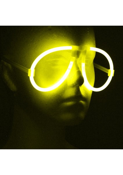 Karanlıkta Parlayan Fosforlu Glow Gözlük Fosforlu Renkli Gözlük 6 Adet (4887) modelleri