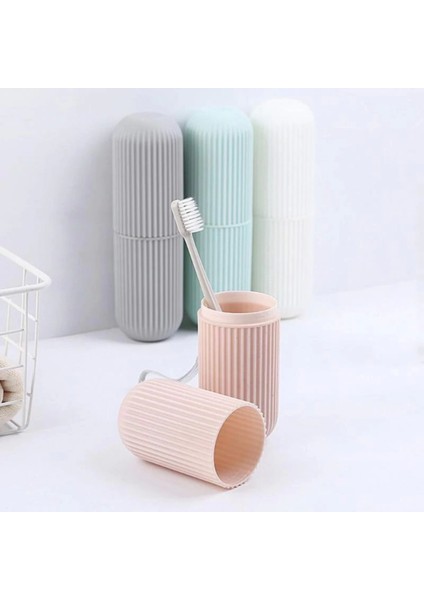 Seyahat Tipi Plastik Diş Fırçası Gözlük Kalem Fırça Erzak Saklama Kabı Düzenleme Kalemlik (4887) modelleri