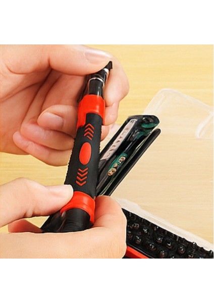 Büro Ev Ofis Atölye Tamirci Takım Çantası Için Manyetik 42 Uçlu Saatçi Tornavida Seti fırsatları