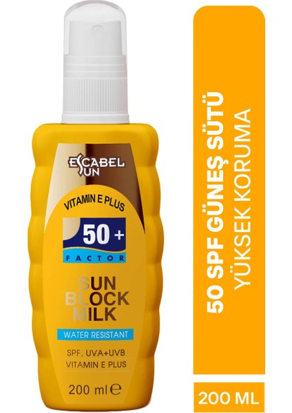 50 SPF Güneş Kremi Yetişkin Güneş Sütü Sprey 50 Faktör