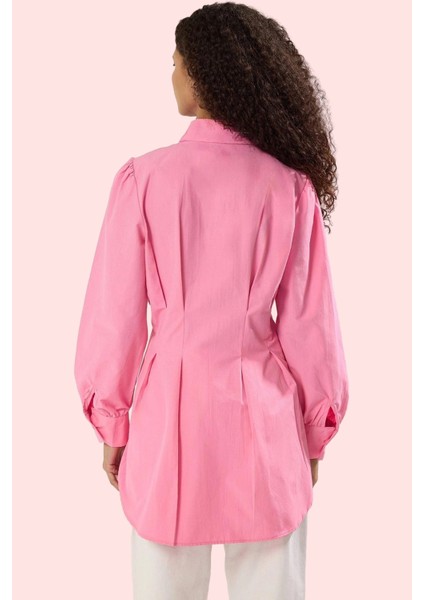 Kadın Dokuma Gömlek Incili Detay Belden Oturan Uzun Kol Günlük Hafta Sonu Kaliteli Malzeme modelleri