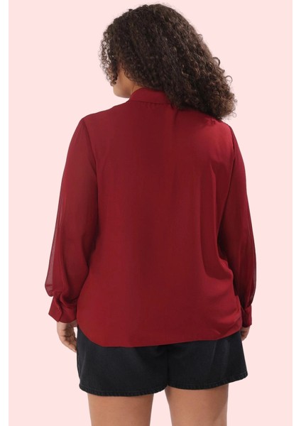 Kadın Büyük Beden Şifon Gömlek Regular Kalıp Günlük Kullanım Hafta Sonu Yaz Aylarının Vazgeçilmezi modelleri