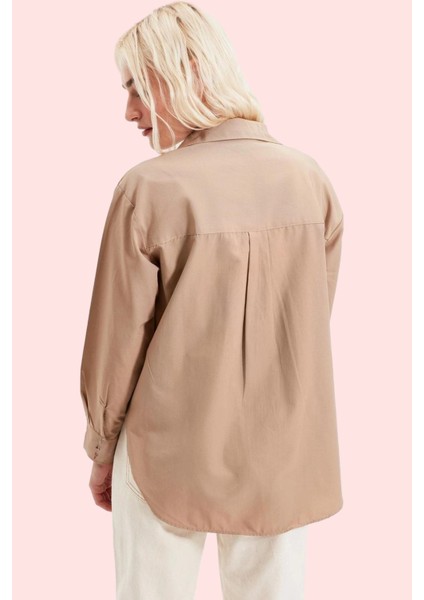 Kadın Oversize Dokuma Gömlek Günlük ve Iş Stilleri Için Hafta Sonu Yaz Aylarının Vazgeçilmezi modelleri
