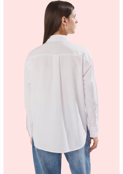 Kadın Oversize Geniş Kalıp Dokuma Gömlek Pamuk Günlük Kullanım Için Yaz Aylarının Vazgeçilmezi modelleri