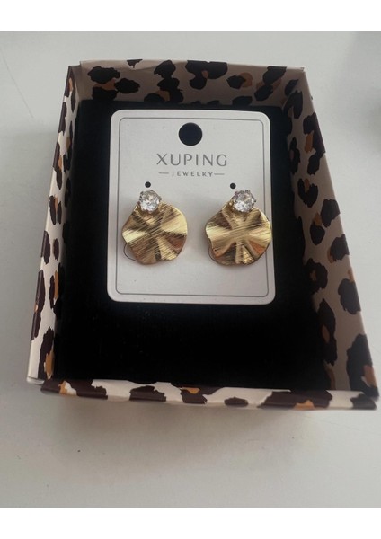 Xuping Gold Işıltılı Çelik Kadın Küpe fırsatları