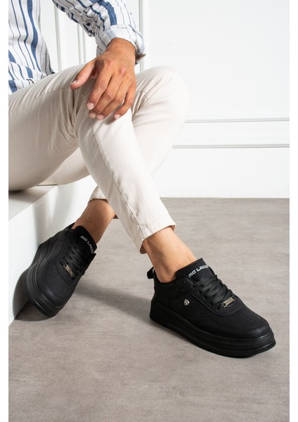 Erkek Sneaker Siyah Günlük Spor Ayakkabı Yüksek Taban Rahat Tasarım X55 fiyatları
