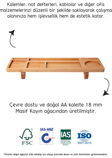 Masaüstü Ahşap Organizer fırsatları