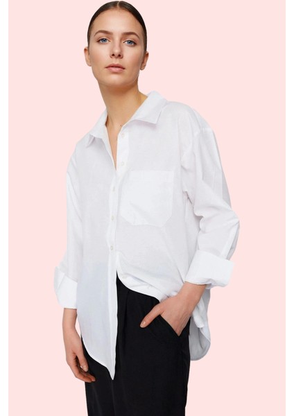Kadın Terrycotton Kumaşlı Rahat Gömlek Günlük ve Iş Hayatı Için Yaz Aylarının Vazgeçilmezi modelleri