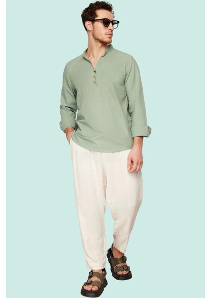 Erkek Yazlık Pamuklu Gömlek Rahat Şık Günlük Kombinler Için Hafta Sonu Yaz Aylarının Vazgeçilmezi fiyatları