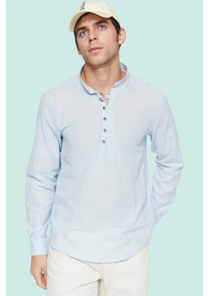 Erkek Yazlık Pamuklu Gömlek Rahat Şık Günlük Kombinler Için Hafta Sonu Yaz Aylarının Vazgeçilmezi
