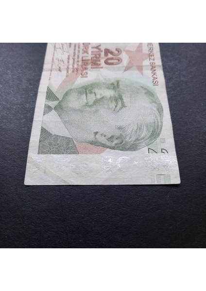 399636882DFDA94FDE 9.emisyon Hatalı Basım 20TÜRK Lirası Nadir Çıkar Kağıt Para fırsatları