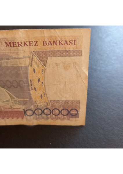 39963688417D3241B3 7.emisyon 1milyon Türk Lirası O75 Serisi Eski Kağıt Para modelleri