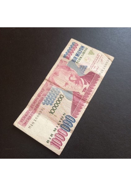 Escoines 39963688417D06C361 7.emisyon 1milyon Türk Lirası M48 Serisi Eski Kağıt Para modelleri