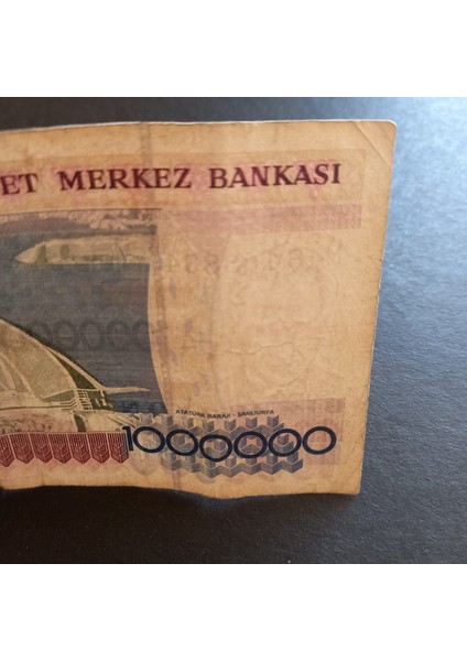 Escoines 39963688417D06C361 7.emisyon 1milyon Türk Lirası M48 Serisi Eski Kağıt Para indirimleri