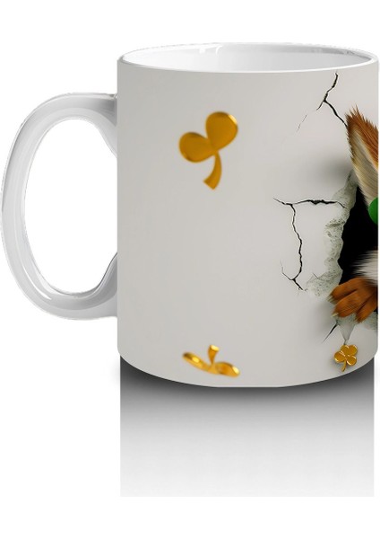 Şanslı Şapkalı Sevimli Tilki – Baskılı Kahve Kupası fiyatları