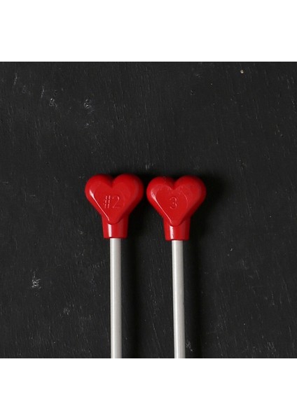 Kalpli 3mm 40CM Klasik Alüminyum Örgü Şişi - modelleri