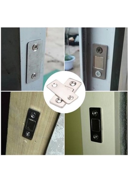 Buffer® 2 Çift Çok Amaçlı Kapı Kapak Dolap Çekmece Mobilya Durdurucu Kapatıcı Mıknatıslar modelleri