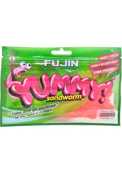 Yummy Sandworm 7cm Silikon Yem